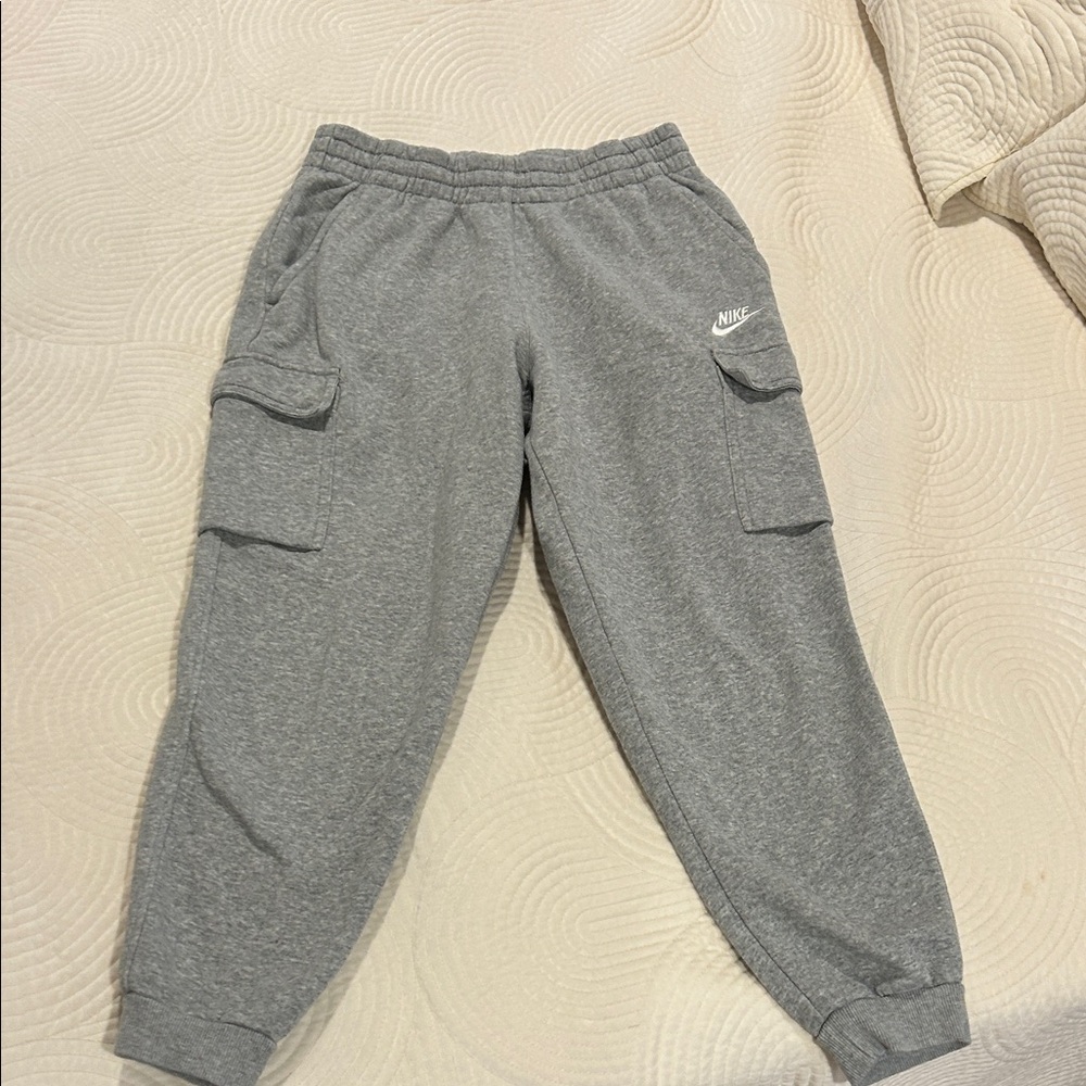 Nike Kids Cargo Gray Sweatpants